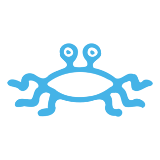 Flying Spaghetti Monster Decal (Baby Blue)